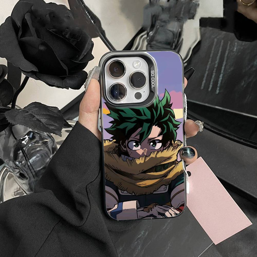 

Чехол для телефона Katsuki Bakugo R-Hero Academia Для iPhone 17,16,15,14,13,12,Pro MAX Черный Матовый Ударопрочный Чехол iPhone16promax