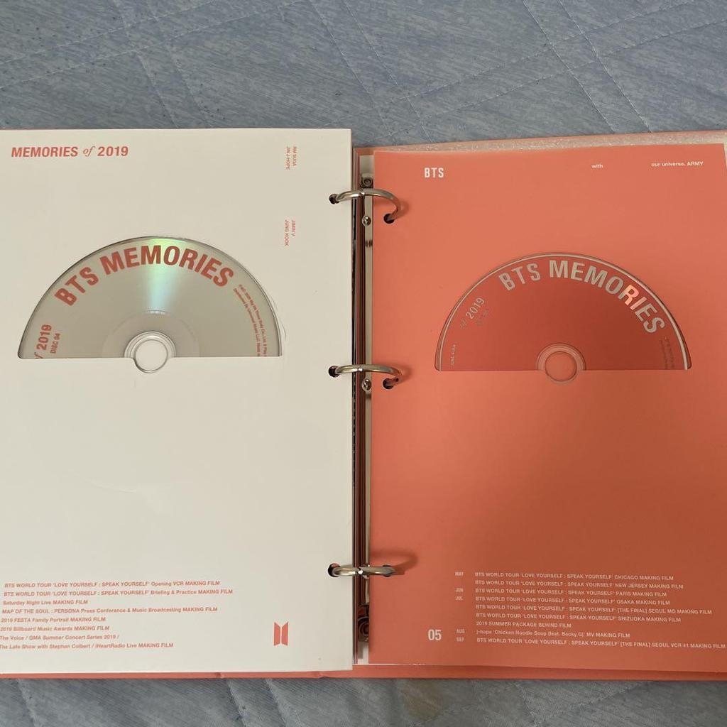 [USED] BTS MEMORIES of 2019 DVD (Official)