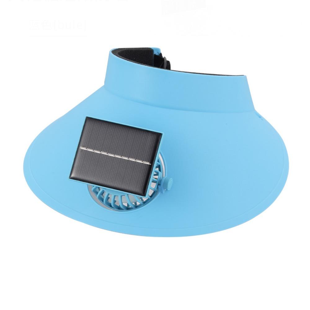 with Cooling Fan Empty Top Hat Solar/USB Charging Beach Sunshade Hat Fashion Sun Hat