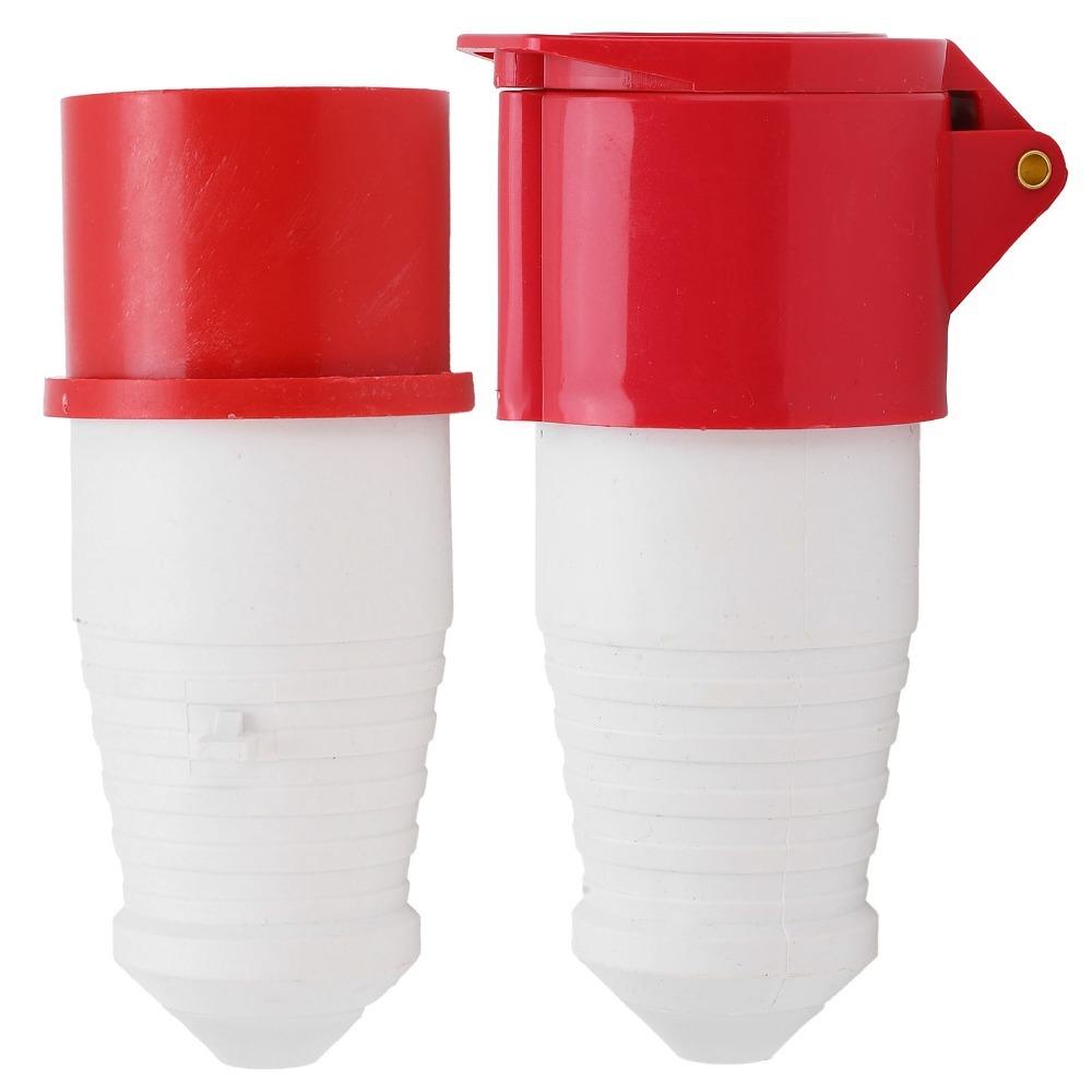 

1 Set 4Pin Industrial Plug Connector IP44 380-415V 16A Industrial Socket Waterproof Heavy Duty Three-Phase Power Plug коричневий