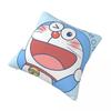 Kawaii Doraemon Wink Cartoon Pillowcase Printing Polyester Cushion Cover Gift Japanese Anime Throw Pillow Case Cover Square 18"