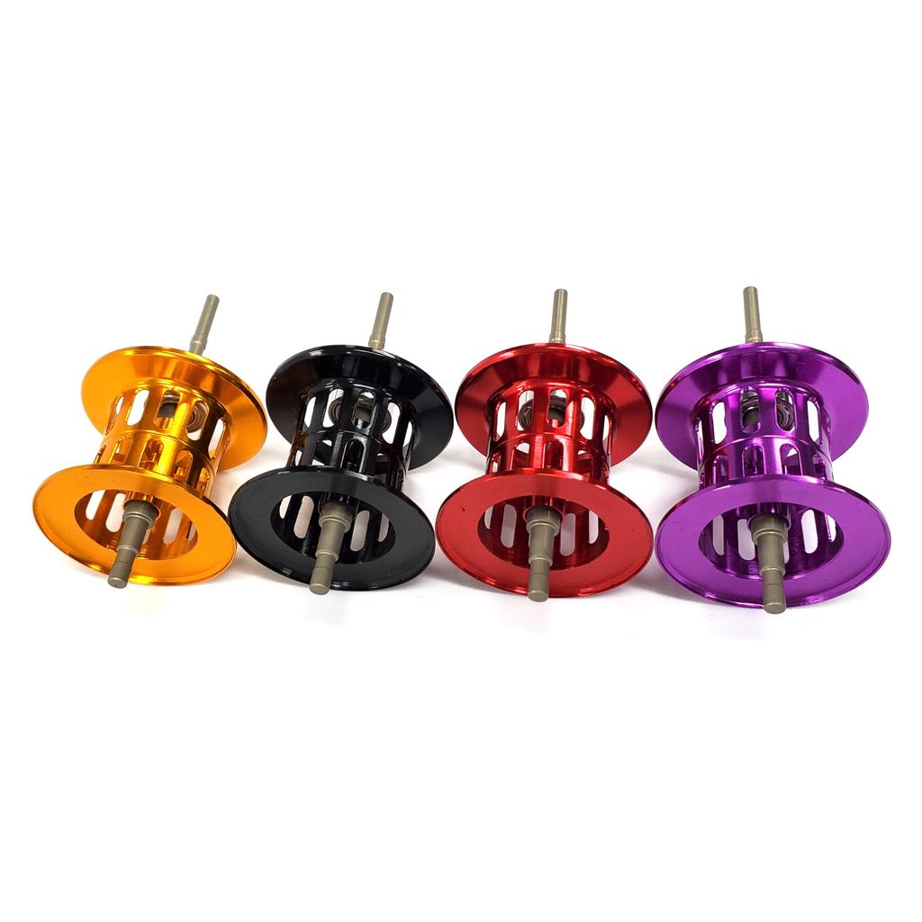 VISPREA Replacement Spool for Daiwa CC80 CR80 Baitcasting Reels Shallow Bait Finesse Metal Reel Reel for Bait Finesse and Lightweight YU301 / - Spool,