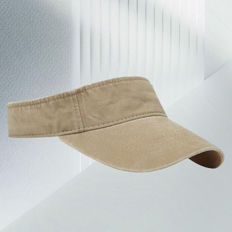 

Washed Empty Cap Embroidery Summer Outdoor Sports Cap Running Sunscreen Baseball Cap Retro Cap One Size хаки