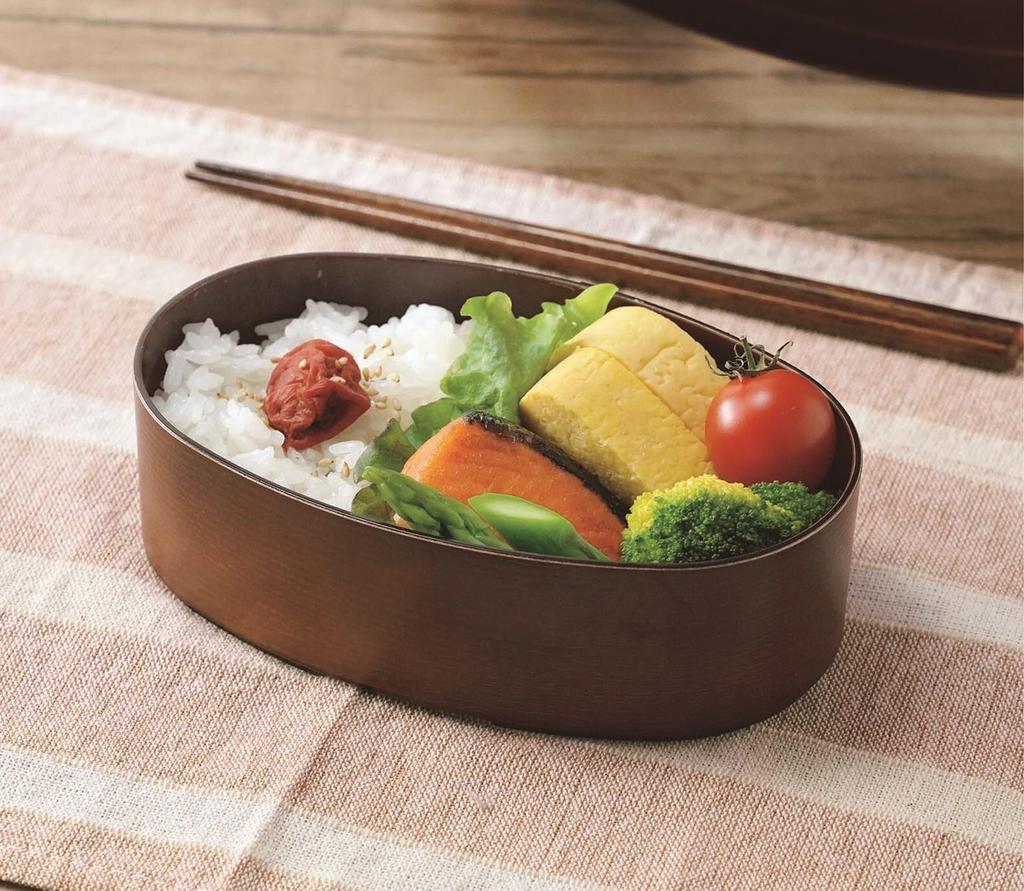 NEIGHBOR CLOWN Bento Magewappa Lunch Includes RC Sticker Microwave-Safe Box, (Bentwood) Box, Leak-Resistant, Freezer-Safe, Dishwasher-Safe,