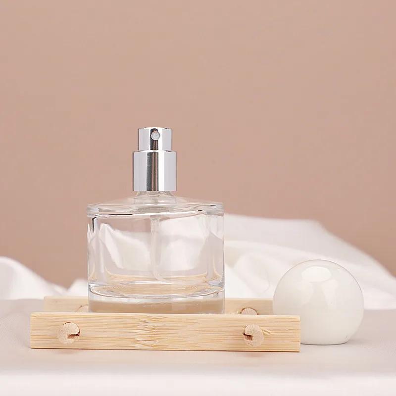 30ml Transparent Glass Perfume Spray Bottle Makeup Sub-Bottling Sample Bottle for Cosmetic Travel Portable DROPSHIPPING