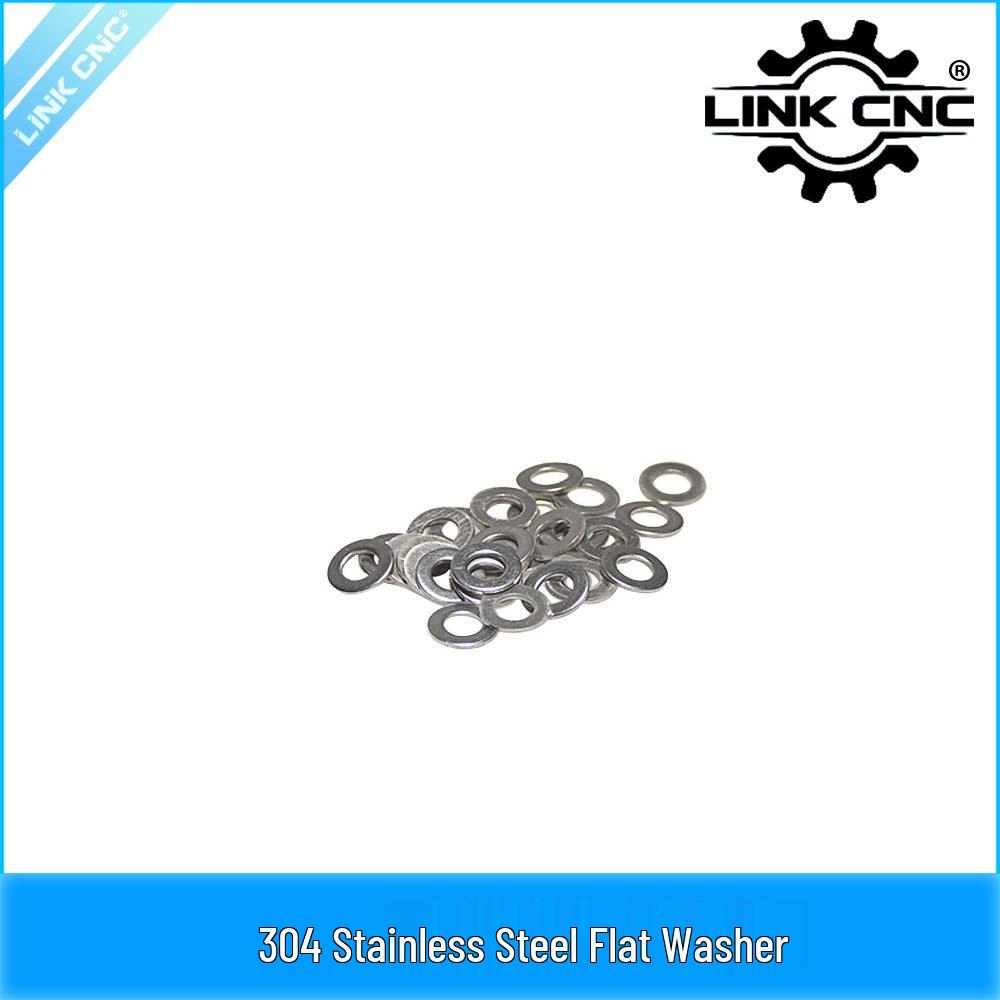Link CNC 304 Stainless Steel Round Flat Washer Spacer