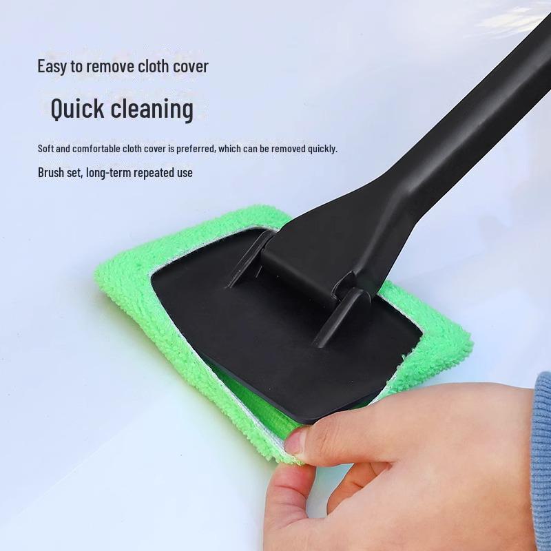 "Car Windshield Defogger & Interior Cleaning Brush"