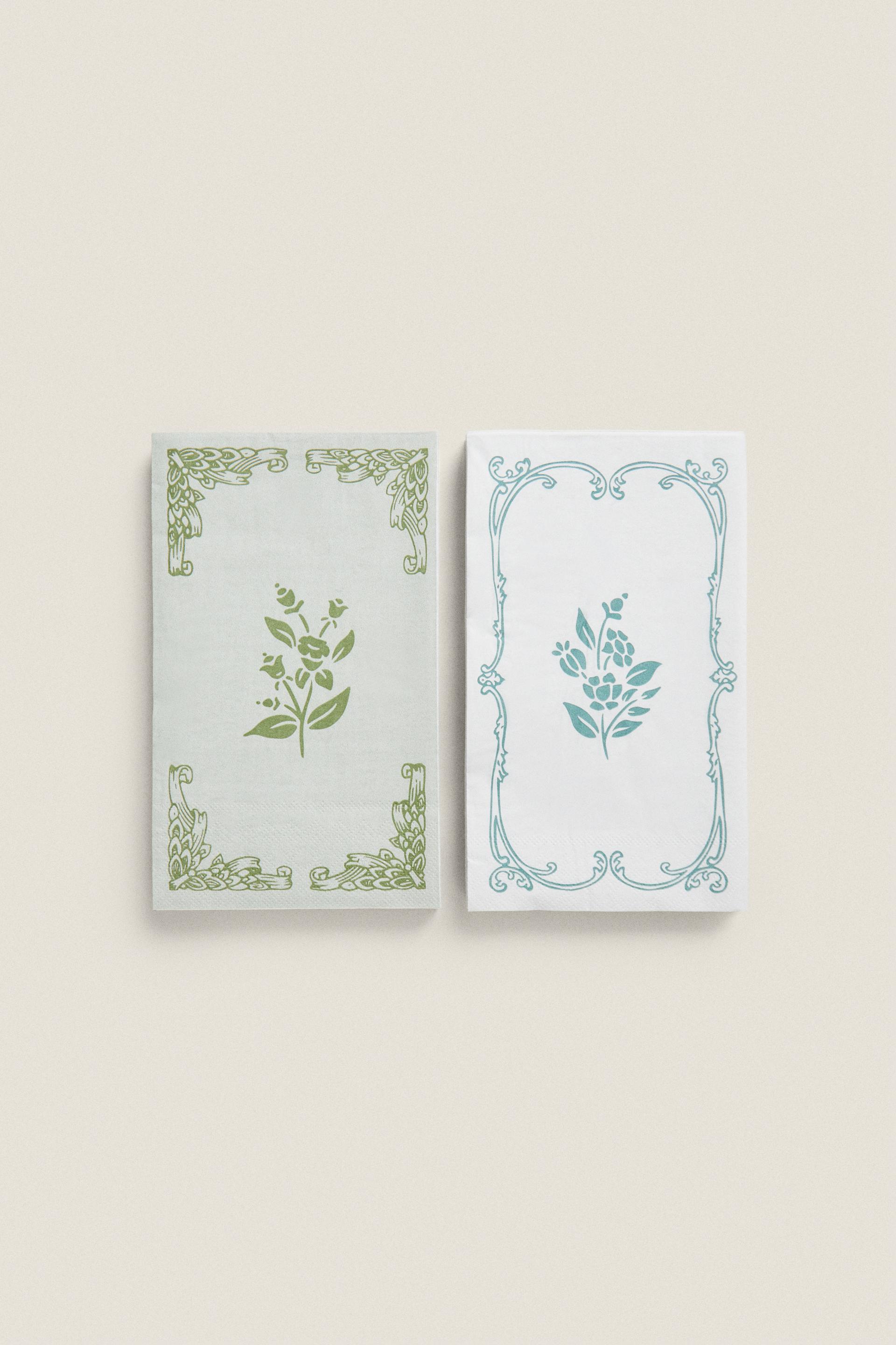 

БУМАЖНАЯ САЛФЕТКА С ЦВЕТОЧНЫМ ПРИНТОМ (УПАКОВКА ИЗ 30 ШТ.)