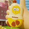 1 par de interfone de banana de desenho animado infantil 300 m de longo alcance meninos meninas interação pai-filho interno e externo crianças brinquedo de interfone portátil sem fio