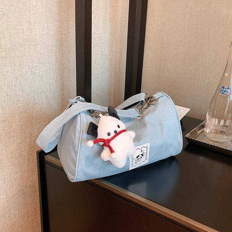 

Симпатичная ковбойская сумка для поездок на работу со свежим внешним видом, сумка через плечо для женщин, новая повседневная и универсальная сумка-подушка для девочек