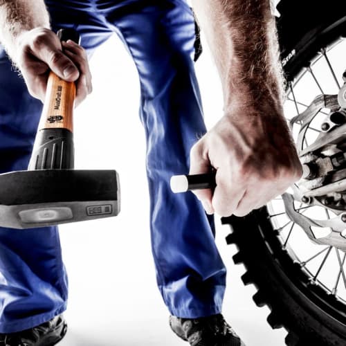 HALDER Rohmheld Halder Halder Punch, Nylon (White), Diameter 10, Interchangeable Head, Made in Germany