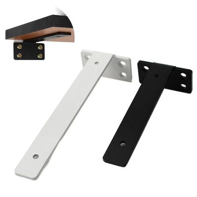 Wall-Mounted Floating Shelf Brackets Thickened Furniture Board Support Invisible L Bracke  Home