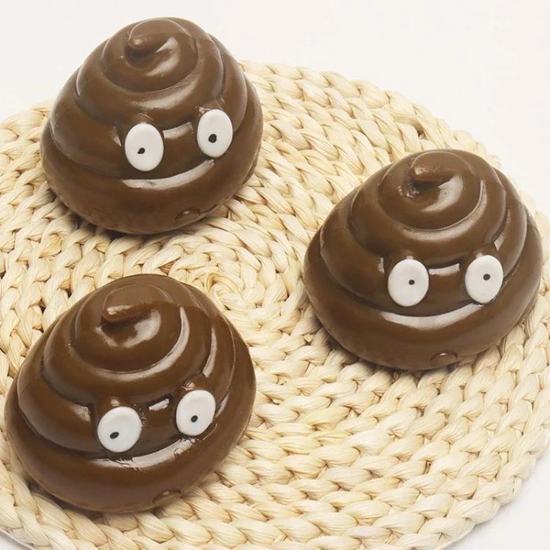 Stress Reducing Toys Squishy Balls Stress Reducing Gadgets Sticky Ball Poop Quirky Toys Stress Reducing Toys