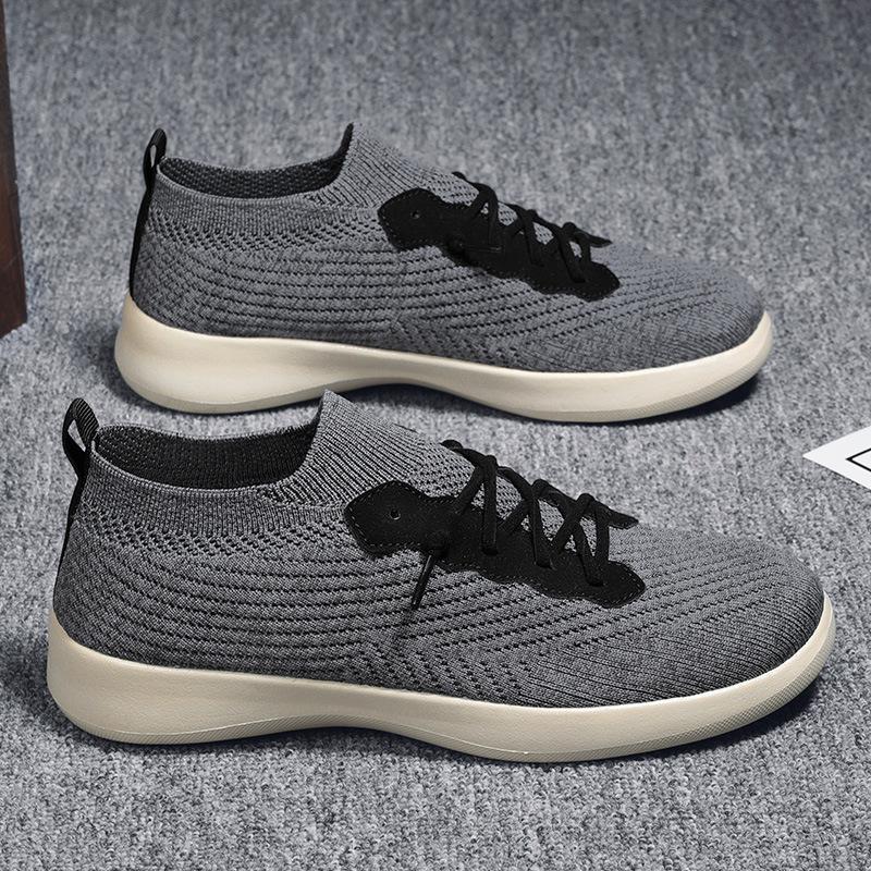 Men's and women's leisure outdoor comfortable breathable mesh shoes flying woven travel shoes spring and summer classic