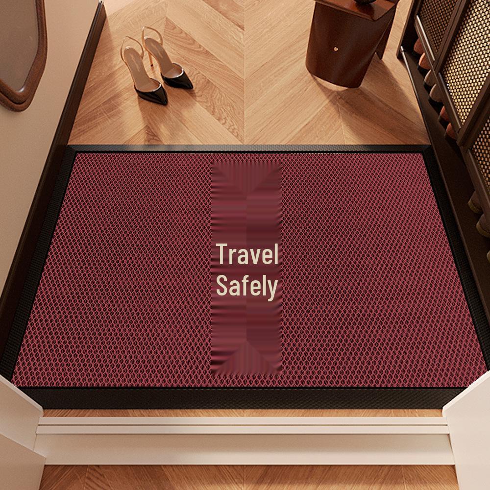 High Elasticity Anti-Slip Entrance Door Mat - Dirt & Dust Resistant, Easy Care Carpet for Hallway