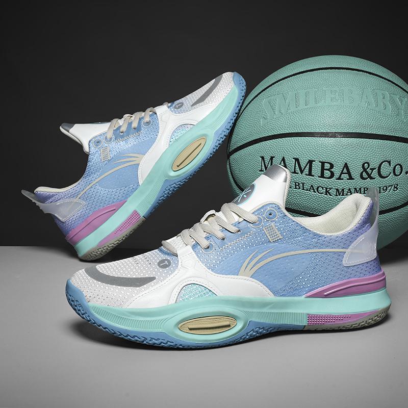 

Оригинальные мужские баскетбольные кроссовки, уличная удобная спортивная обувь, спортивные кроссовки 44 лавандовый