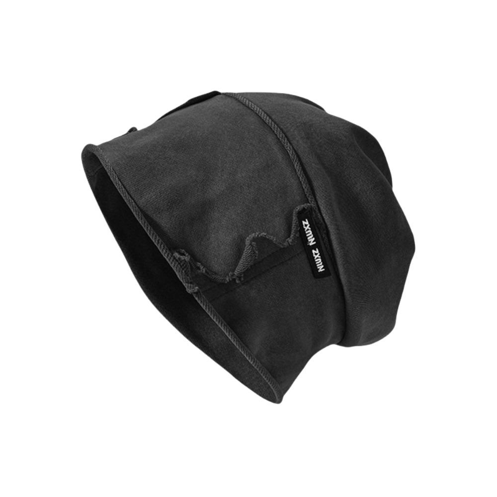 Elastic Wasteland Pullover Cap Cotton Loose Beret Casual Washed Beanie Streetwear