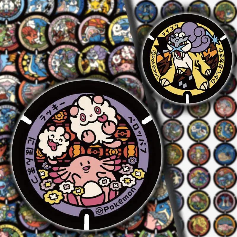 108pcs Kawaii Stickers Cute Eevee Cartoon Anime Decals Laptop Scrapbook Phone Classic Sticker Kids Toy