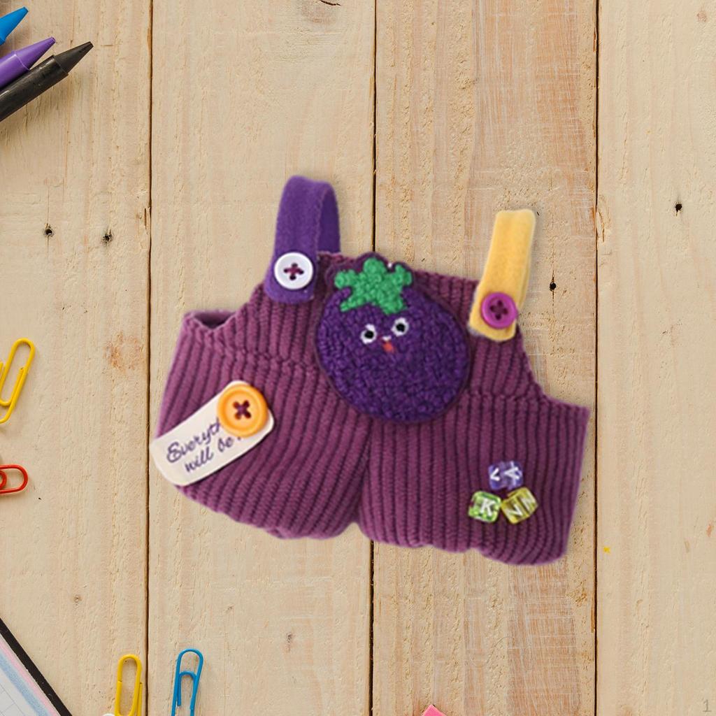 Plush Doll Jumpsuit Cotton Clothes DIY Accessories Dress Up Adorable Outfit
