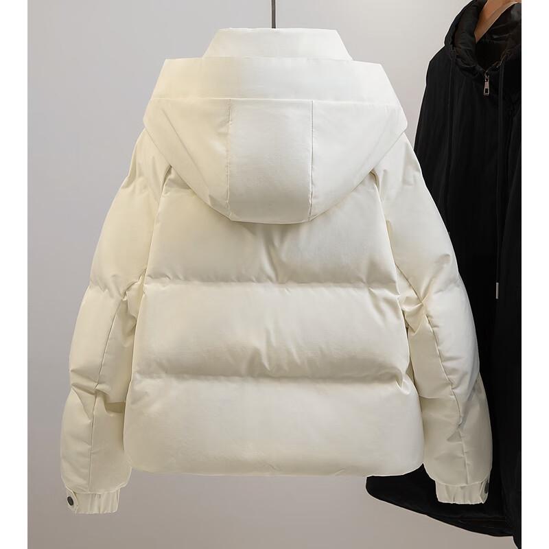 SylviaShe Women's Hooded 90% Duck Down Loose Jacket