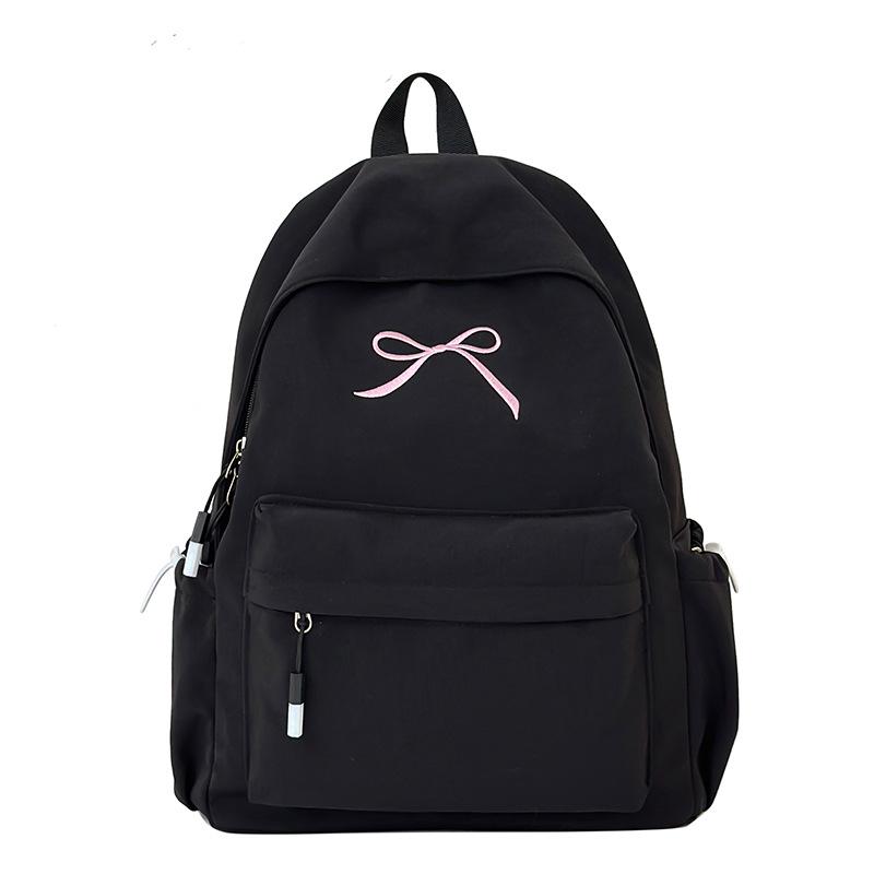 Japanese Korean-Style Cute School Backpack for Girls - Double Shoulder, Large Capacity, Perfect for Middle and High School Students