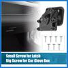Front Glove Box Lid Latch Lock Handle Cover for Chevrolet Silverado 1500 2001-2007 Latch Catch Clip Black Auto Accessories