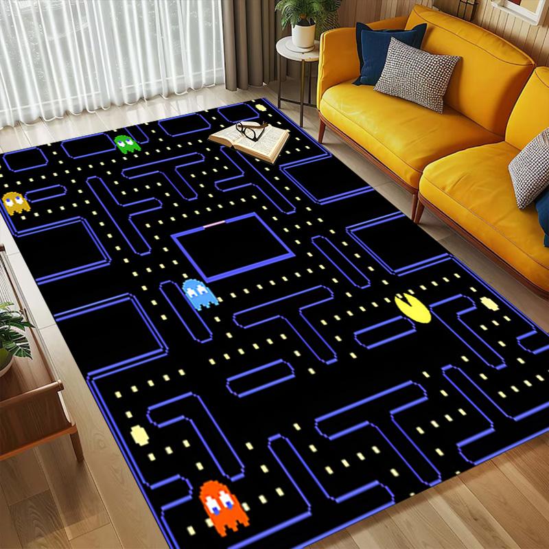 Pacman Living Room Nonslip Area Rug Soft Carpet For Bedroom Game Playroom Sofa Office Home Decor Doormat Christmas Gift C9302693