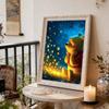 Disney Winnie The Pooh Mosaic Painting Handmade Pearl Embroidery Artwork for Christmas Gift for The Recipient Home Decor Design