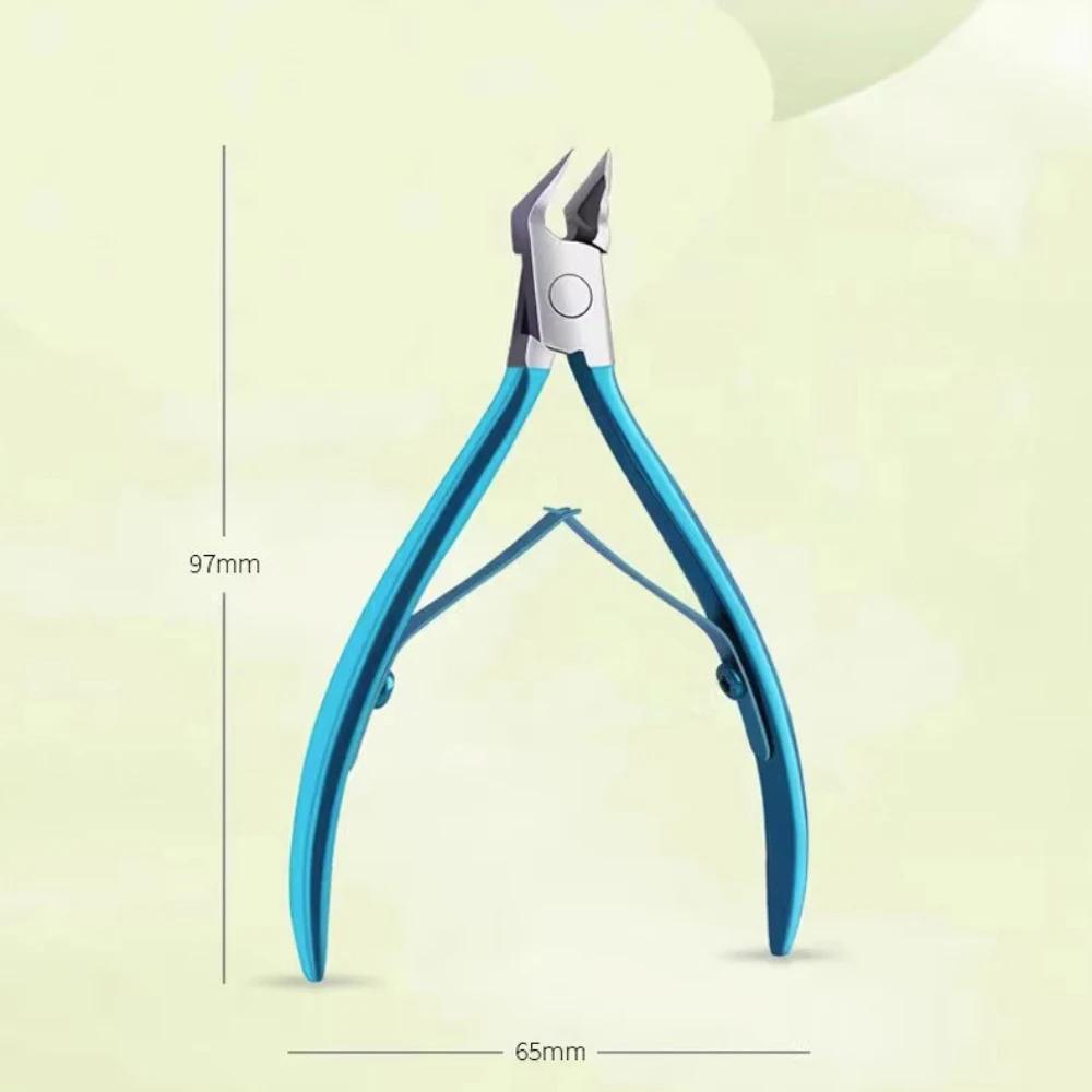 1Pc Stainless Steel Nail Groove Special Scissors Professional Nails Clippers Dead Skin Trimmer Single Pedicure Set Manicure Tool