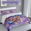3pcs Custom Name Space Pup Dreams Bedding Set Printed Bedding Set Duvet Cover Closure Includes 1 Duvet Cover & 2 Pillowcases Bedroom Decor