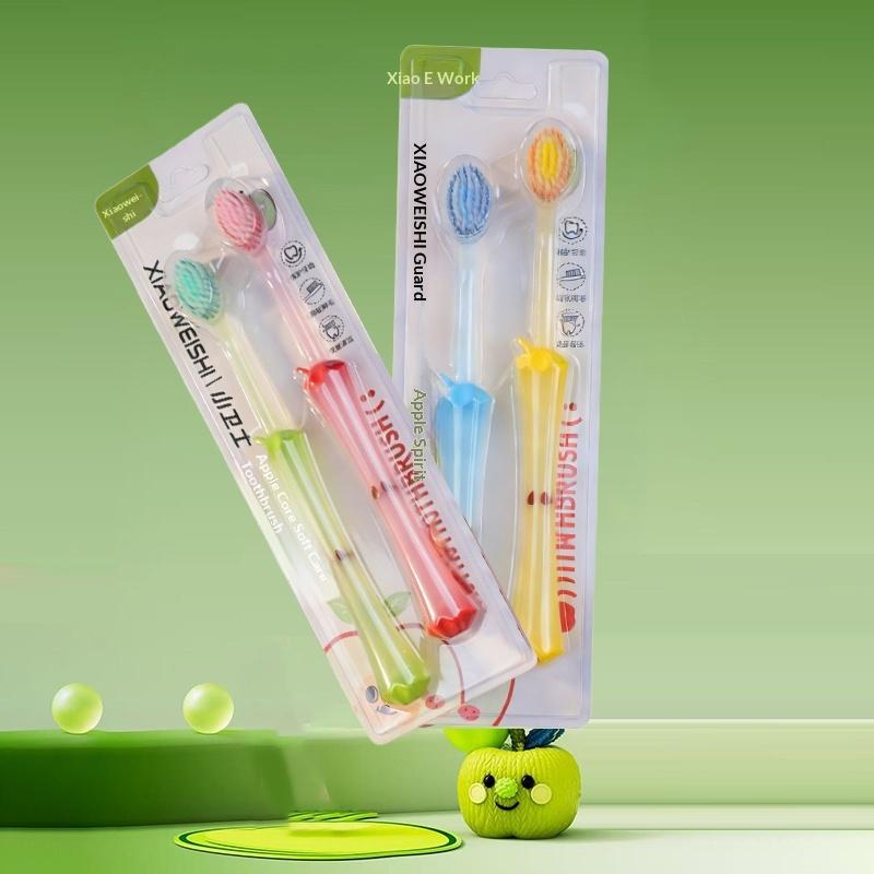 Two Soft-Bristled Toothbrushes For Teeth Whitening Suitable For Children And Adults Oral Care