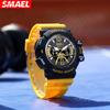 SMAEL Sportovní hodinky Pánské 50M Vodotěsné náramkové hodinky Dual Time Display Multifunkční Sportovní hodiny 8065 Pánské hodinky Digital
