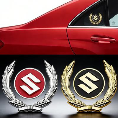 3D Sticker for Suzuki SX4 S Cross Swift Grand Vitara Jimny Samurai XL Alto Liana Ignis Emblem Car Side Rear Badge Decoration