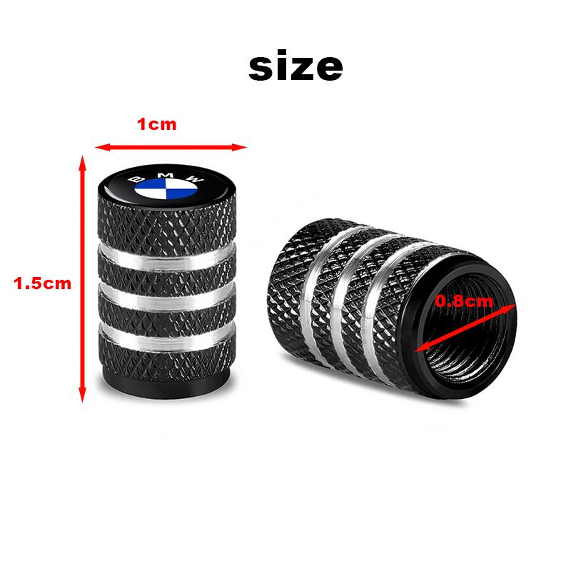 Car Wheel Tire Valve Caps Tyre Stem Covers Airdust Waterproof For Bmw X3 X5 X6 X1 X4 F20 F30 G20 F31 F34 F10 G30 F11 F25 I3 M3