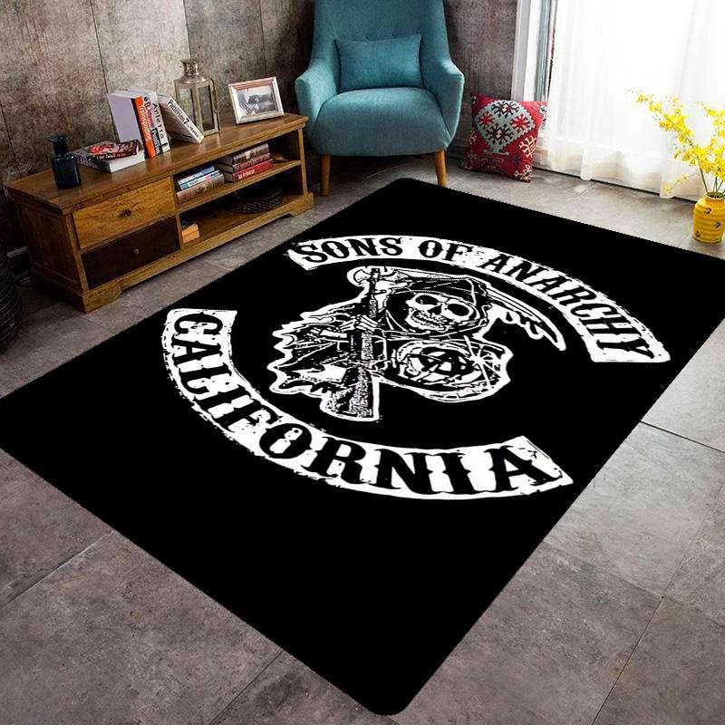 Sons Anarchy: Brotherhood Rebellion carpet floor mats Doormat Art Christmas gifts Dormitory decoration