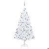 Exclusive House - Pre-lit Artificial Christmas Tree and White Baubles 210 Cm PVC