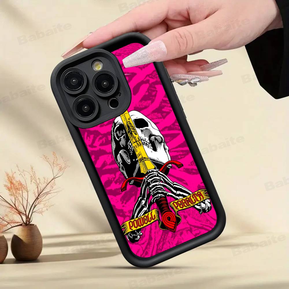 P-Powell P-Peralta Telefoonhoesje Voor IPhone 17 16 15 14 13 12 11 Pro Max Plus Mini Geluk Hoesje