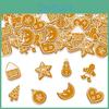 Man Christmas Gingerbread Party Confetti For Holiday Table Decor Celebrations