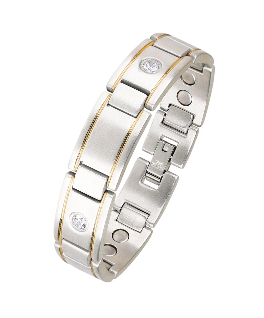 Sabona London 349 Men'S Executive Gem Duet Magnetic Bracelet