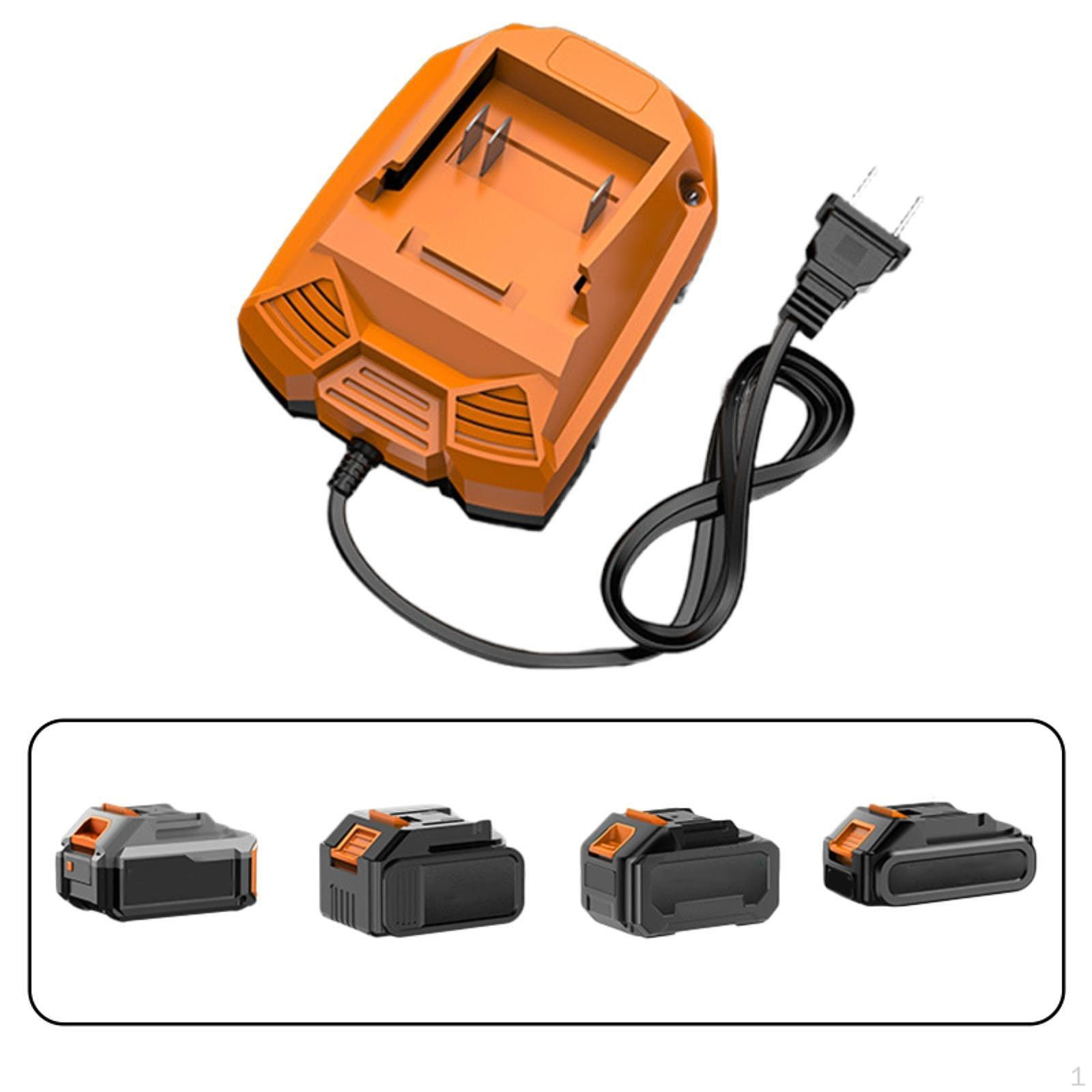 

Зарядное устройство 21 В, аксессуары для электроинструментов, портативная универсальная станция быстрой зарядки, электрическая оранжевый