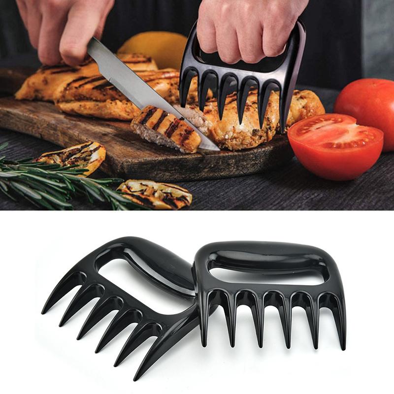 BBQ Accessories Meat Shredder Strong Pulled Pork Puller BBQ Fork Bear Claw Fruit Vegetable Slicer Cutters Cooking Tools