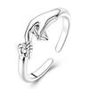 925 Silver Open Ring Gold Color Rotate Star Wing Ring For Men Woman Trendy Styles Yoof Gift Fahsion Jewelry