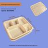 Greenspring 1000ml 5-Compartment Biodegradable Lunch Boxes with Lids
