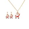 Jewelry Christmas Tree Earring Necklace Set Dangle Earring Christmas Necklace Christmas Earrings