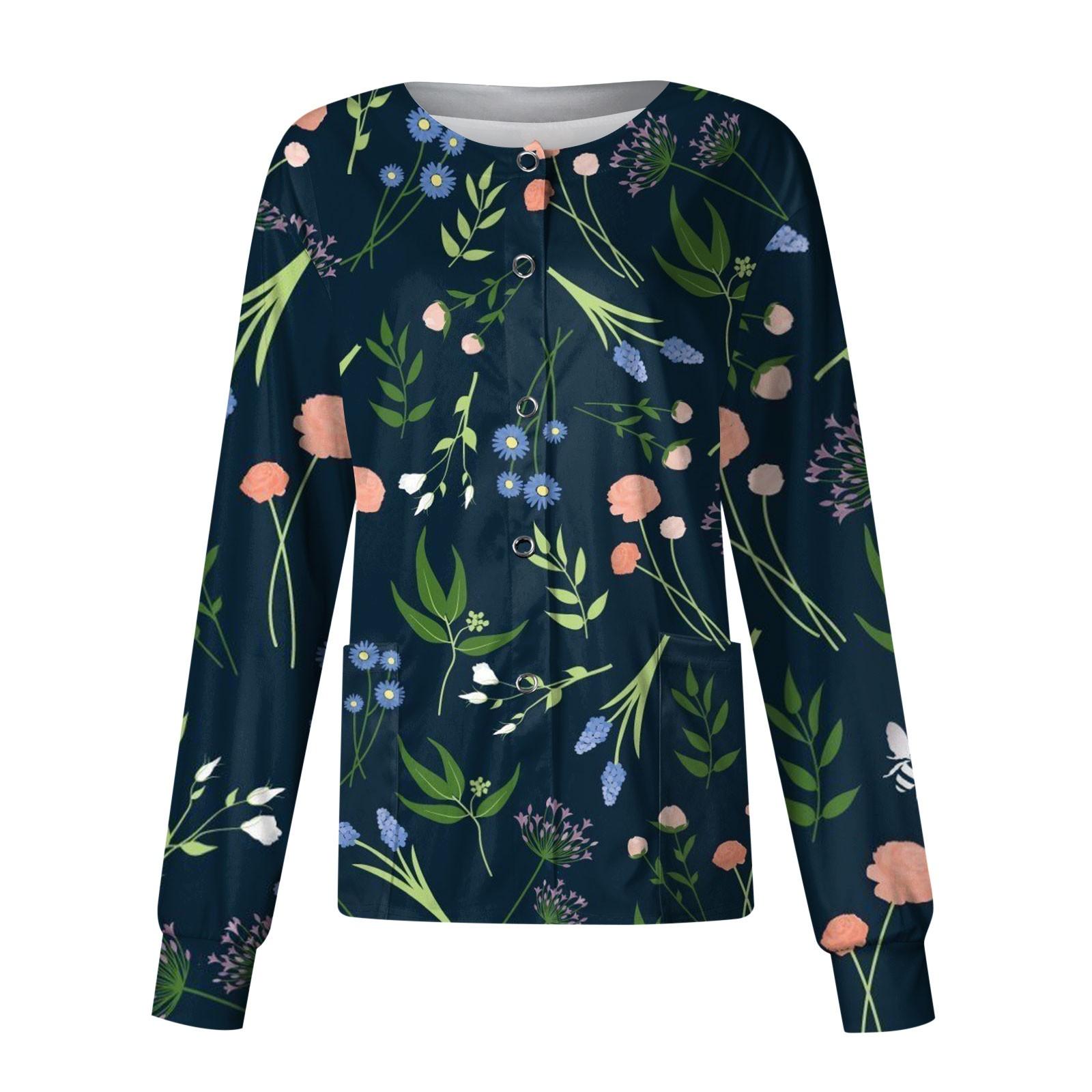 

Женский однобортный защитный комбинезон с длинным рукавом и карманом, рабочий воротник-стойка, кардиган, куртка, топ XXXXXL