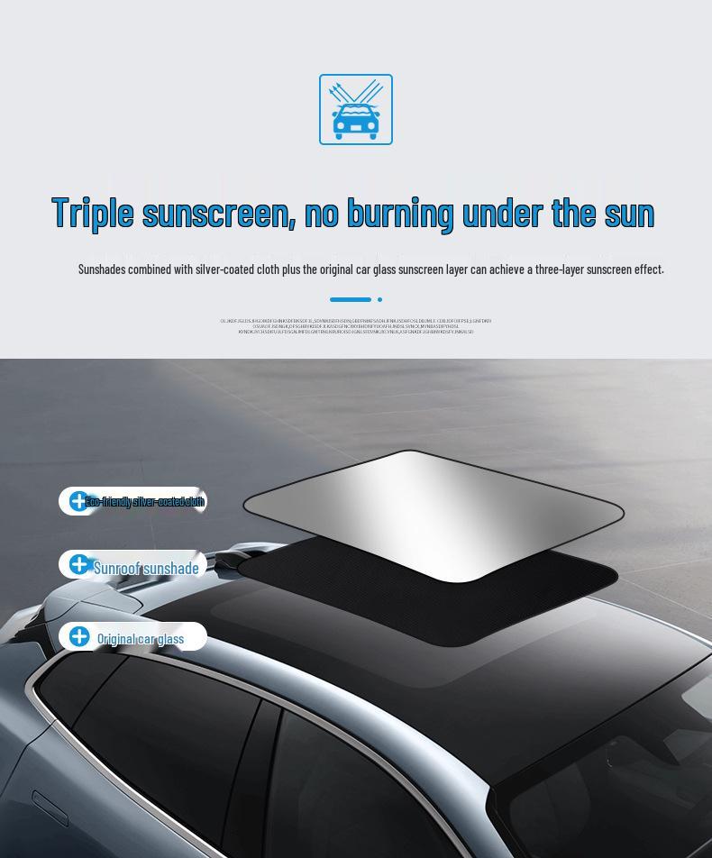NIO ET7 Car Sunshade: Sunroof Heat Insulation & Anti-Peeping Modification Supplies