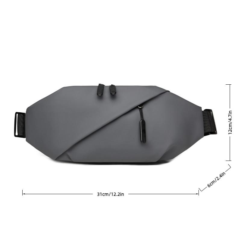 Men's Minimalist Waist Bag Sports Chest Bag Suitable for Outdoor Sports Waist Bags Daily Shoulder Bags Casual Crossbody Bag