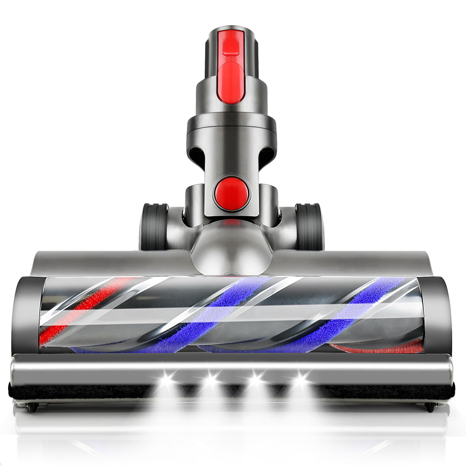 

Innovative Design Compatible with V15 Models Dyson Vacuum Cleaner Dyson Replacement Compatible with Angle LED Brush Hard Soft Roller Compatible with сірий колір