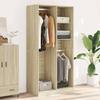 VidaXL Wardrobe Sonoma Oak 100x50x200 Cm Particleboard, Storage Cabinet, Wardrobe Organizer, Cabinet, Closet, 3307767