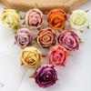 10/20pcs Artificial Flowers Scrapbook Home Room Decor Silk Diy Gifts Candy Box Cake Wedding Outdoor Fake Roses Christmas Wreaths